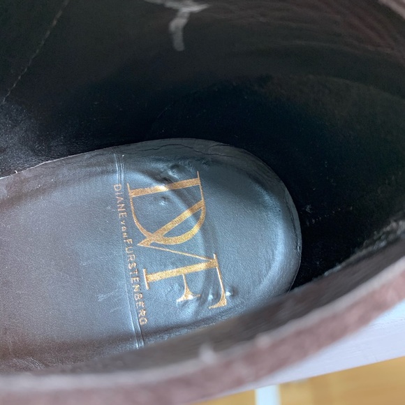 DVF wedge suede booties - Picture 6 of 8